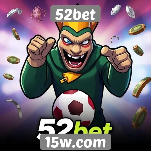 Variedade de jogos disponíveis na plataforma 52bet